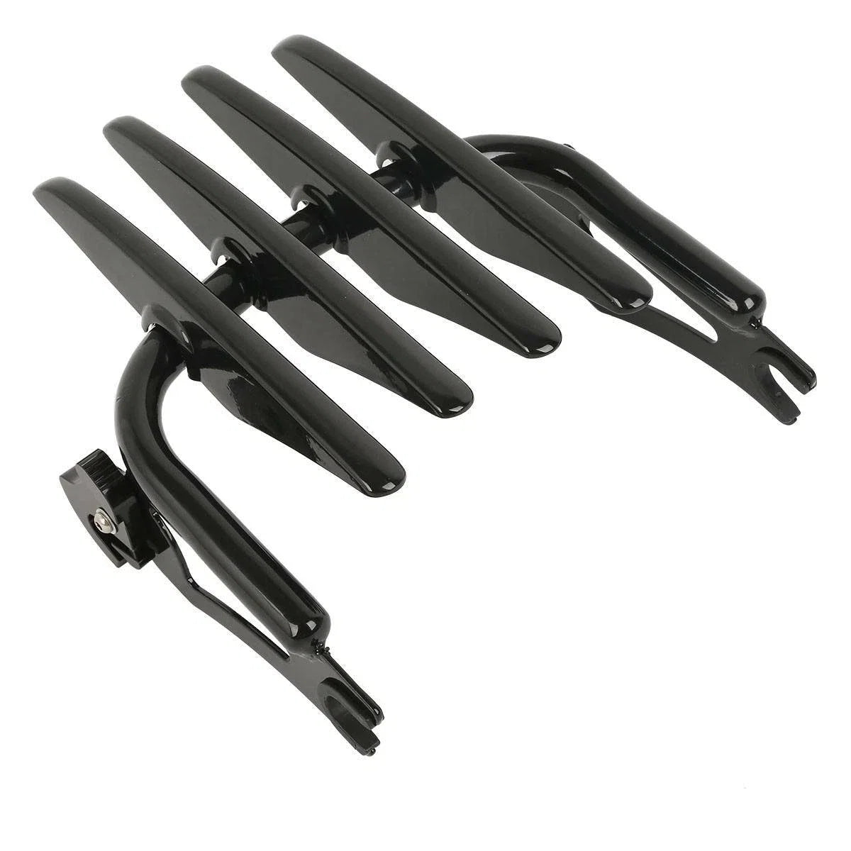 Luggage Rack for Harley Touring (2009–2013) - Black Stealth, Docking Hardware