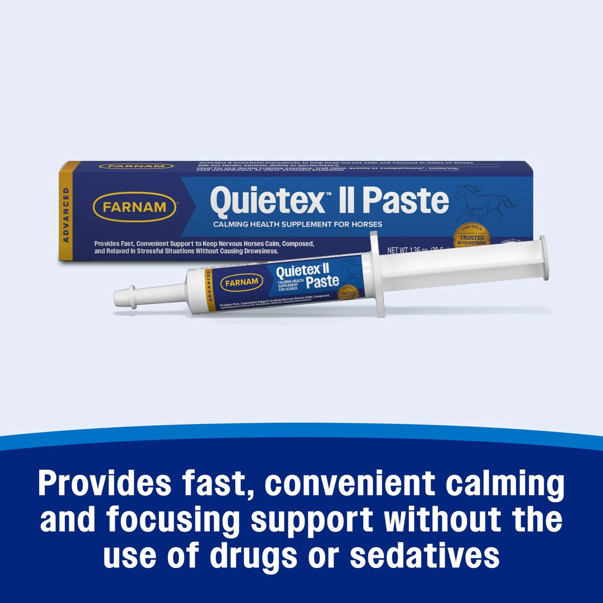 Farnam Quietex II Calming Paste for Horses (32.5 ml)