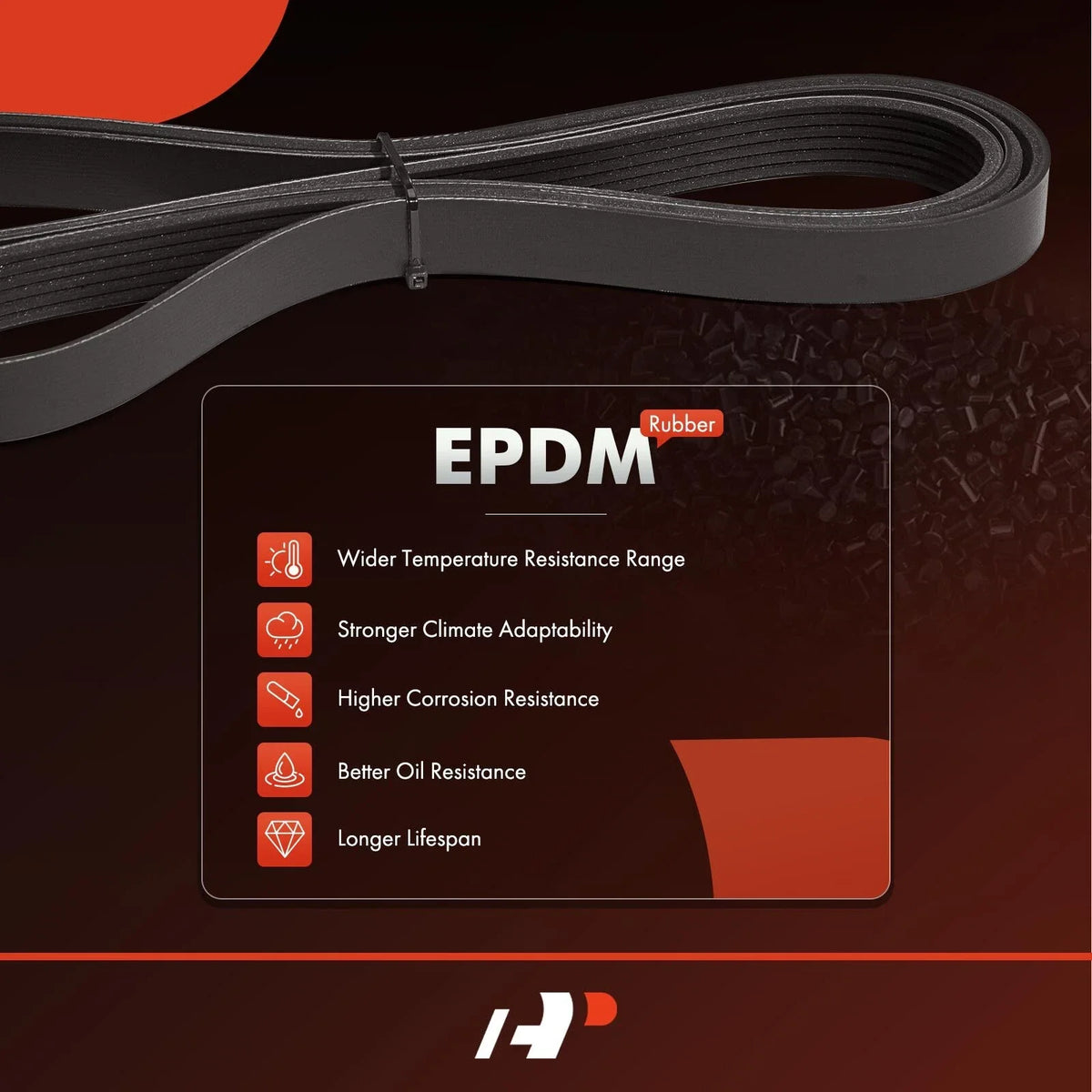 Serpentine Belt for Chevy Cavalier Pontiac Sunfire Saab 9000 (1995–2005)