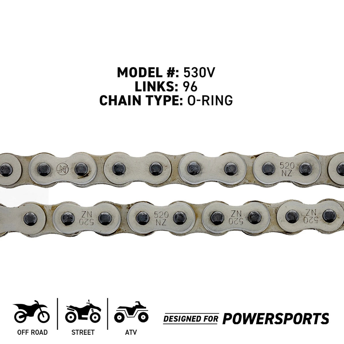 Sprocket Chain Set for Suzuki RS250 (13/52 Tooth, MK1003614, 27600-02J01-114)
