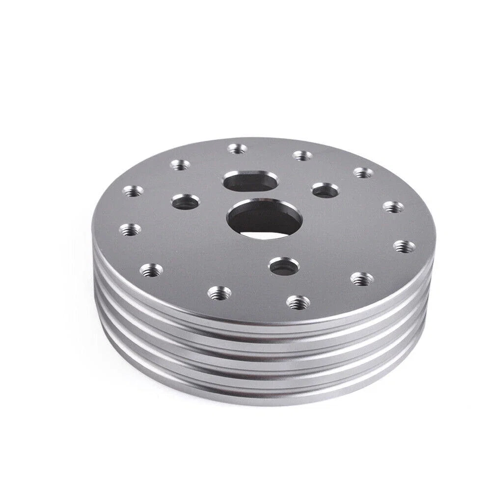 Aluminum 1" Hub Kit for 6 Hole Steering Wheel to Grant 3 Hole Adapter