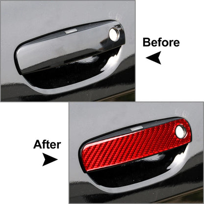 Carbon Fiber Exterior Door Handle Cover Trim for Dodge Challenger (2012–2024)