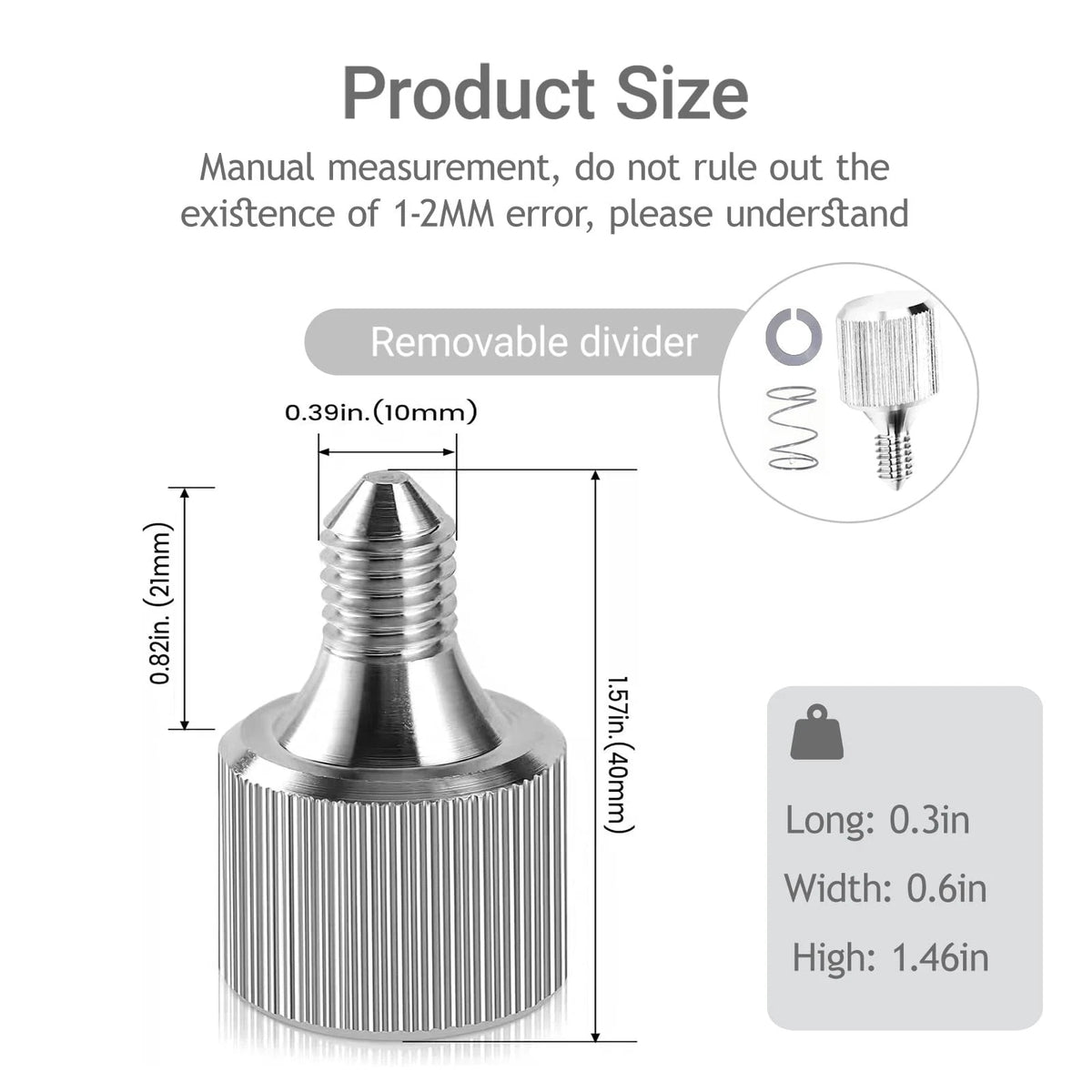 2X Knob Thumb Screw for KitchenAid Mixers