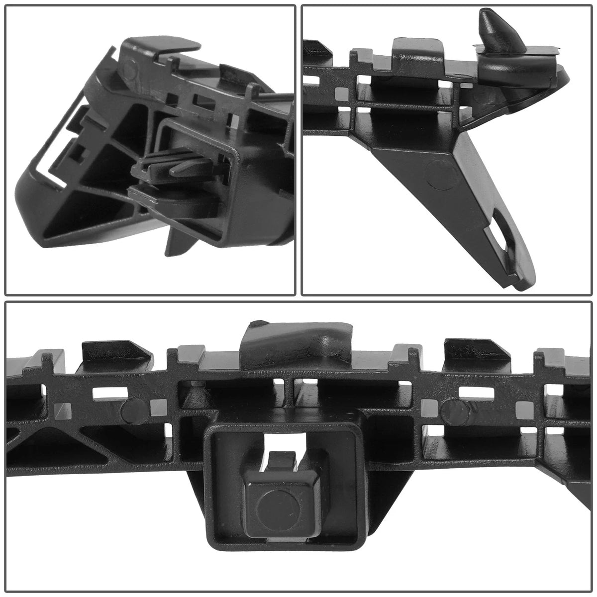 Front Bumper Bracket for Honda Fit (2015–2020) Passenger Right, Black