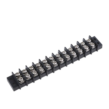 2X 12V Junction Block, Bus Bar Terminal in Plated Brass