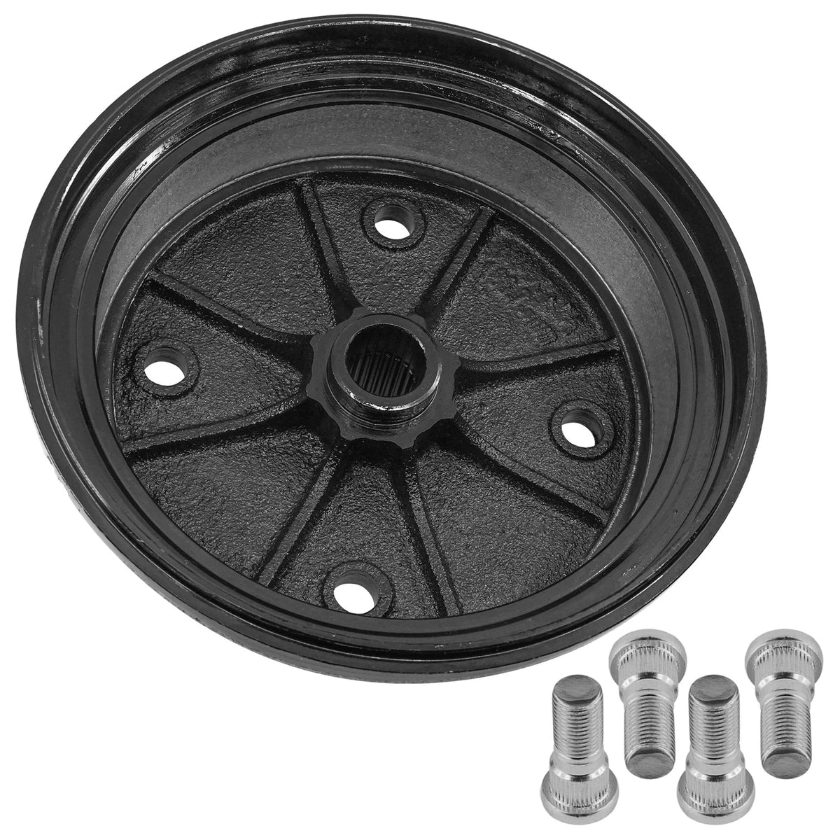 Front Brake Drum Wheel Hub w/ Bolts for Kawasaki Mule 4010 (2009–2021) DR108AA2014