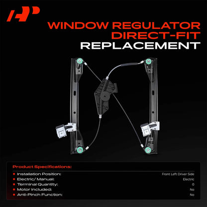 Front Driver Side Power Window Regulator for Mercedes-Benz C230 C250 (A2127201579)