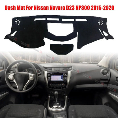 Non-Slip Dash Mat Cover for Nissan Navara D23 NP300 (2015–2020)
