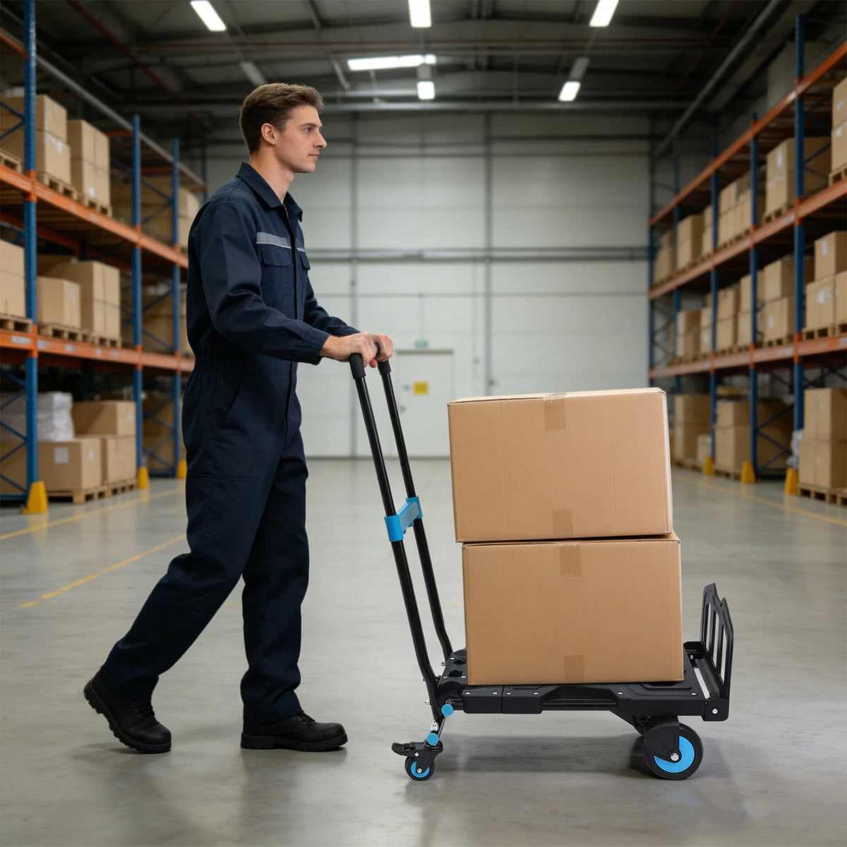 2-in-1 Folding Hand Truck for (2010–2023)