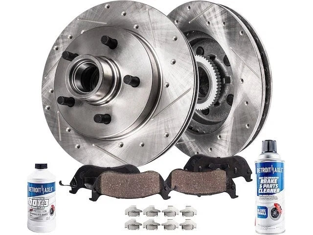 Front Brake Pad and Rotor Kit for Mazda B2300 (2001–2002) QW759ND