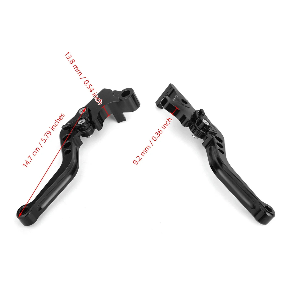 Brake Clutch Levers for Yamaha YZF R3 R25 MT25 (2015–2017) Black
