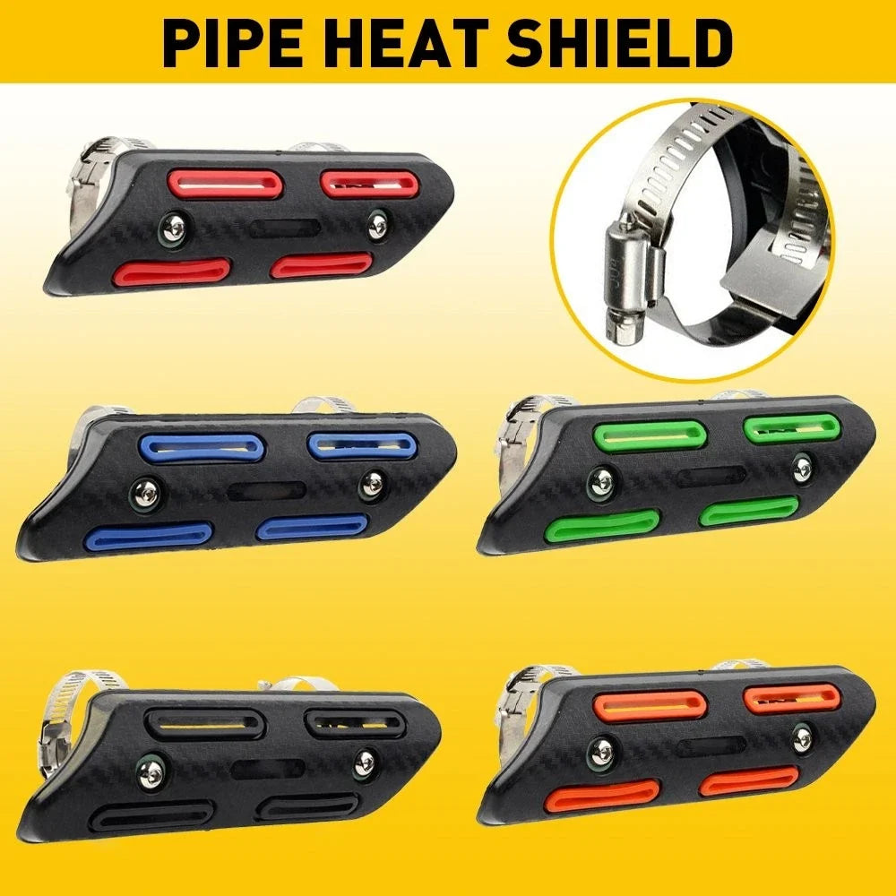 Pipe Shield Heat Guard Cover for Honda CRF450R CRF450X (2002–2020)