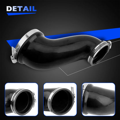 Intake Air Box Tube Duct Cleaner Joint for Yamaha Warrior 350 (1987–2004)