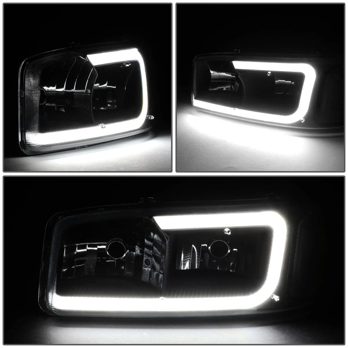 LED DRL Headlight & Bumper Lamps for GMC Yukon XL/Sierra Denali (2000–2006)