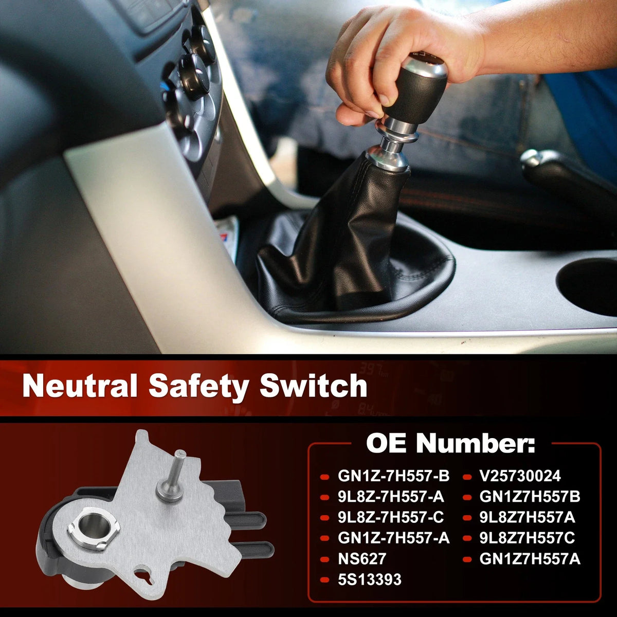 Neutral Safety Position Switch for Ford Escape Explorer Fusion Focus Edge Taurus (2001–2023)