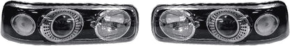 Set of 2 TYC HID Projector Headlights for Chevrolet Silverado (1999–2002)