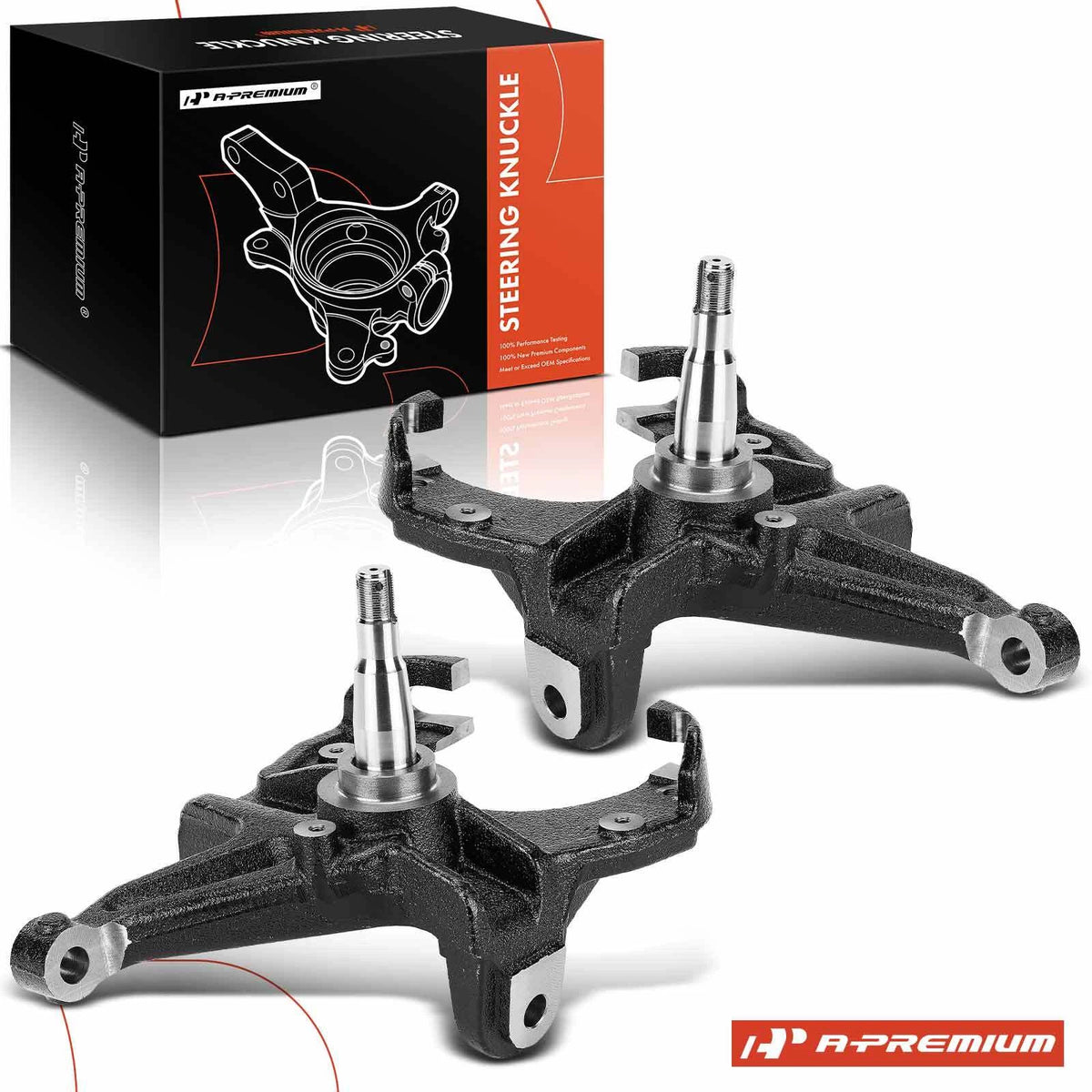 2X Front Steering Knuckle for Chevrolet C10 (1975–1986) LEA176082DER