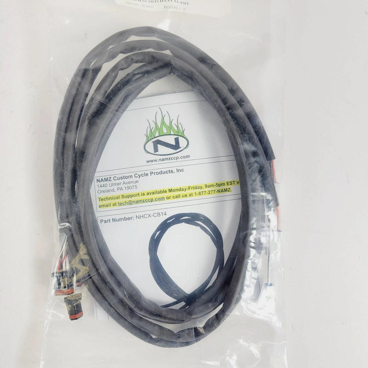 Extended Handlebar Harness Extension for Harley FLH/T (2014–2018) NHCX-CB14