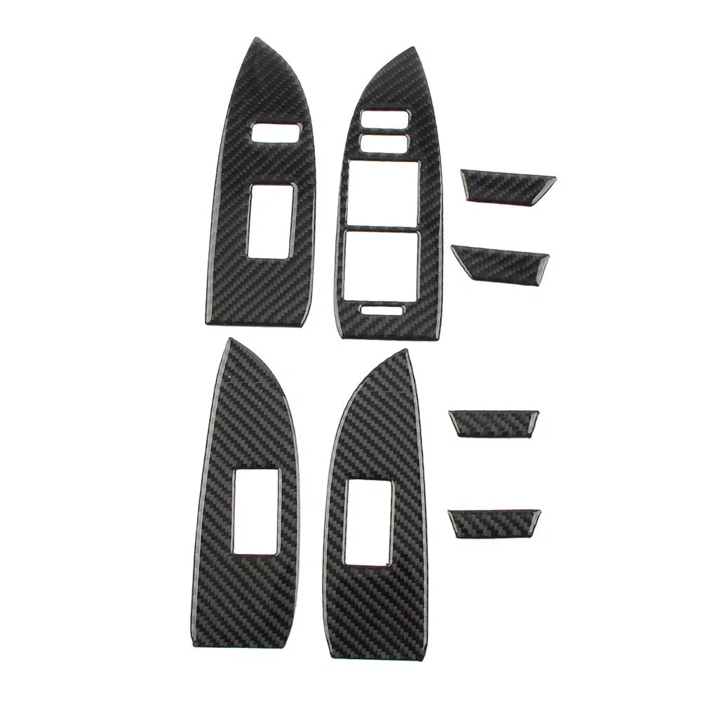 Set of 8 RHD Door Window Lift Switch Panel Cover Trim for Toyota Prius (2012–2015)