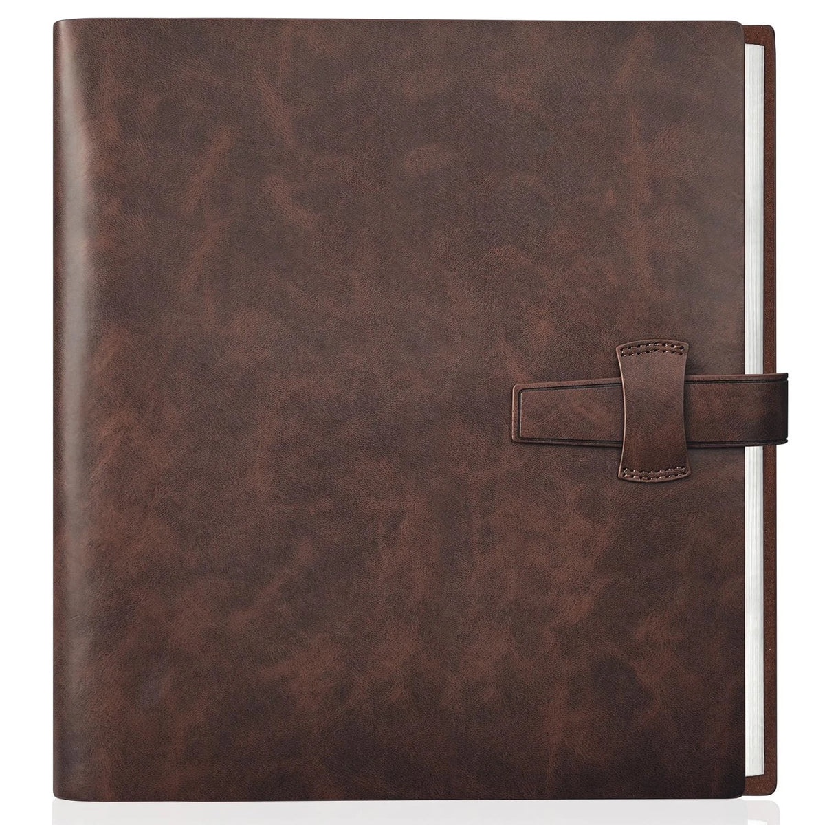 8x10 Photo Album for Artmag (100 Photos, Thick Leather, Brown)