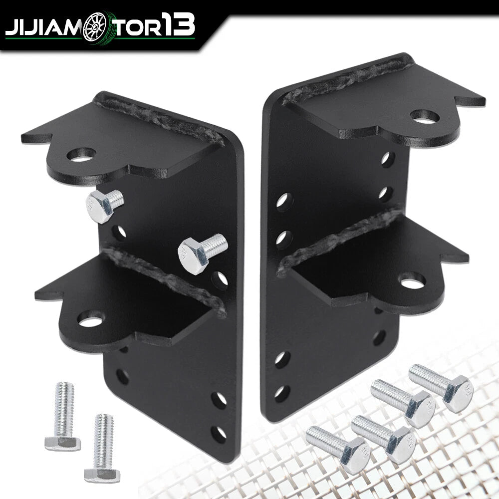 1 Pair Engine Swap Adapter Plate Mount Bracket for Chevy LS LSX (1973–1999) J-02EMA4502ABK, EW-C164