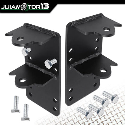 1 Pair Engine Swap Adapter Plate Mount Bracket for Chevy LS LSX (1973–1999) J-02EMA4502ABK, EW-C164