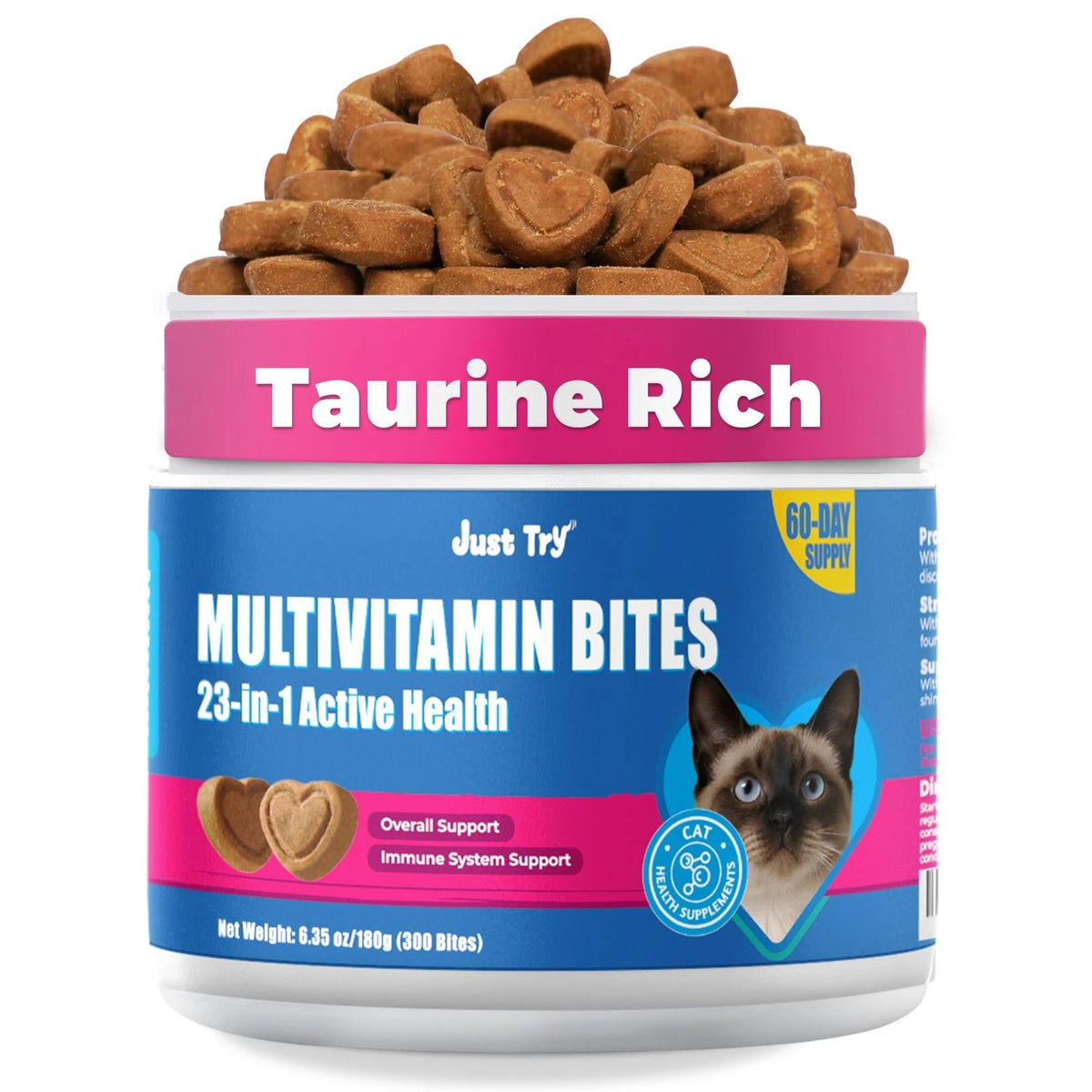 23 in 1 Taurine Vitamins Treats for Cats (6.35 oz)