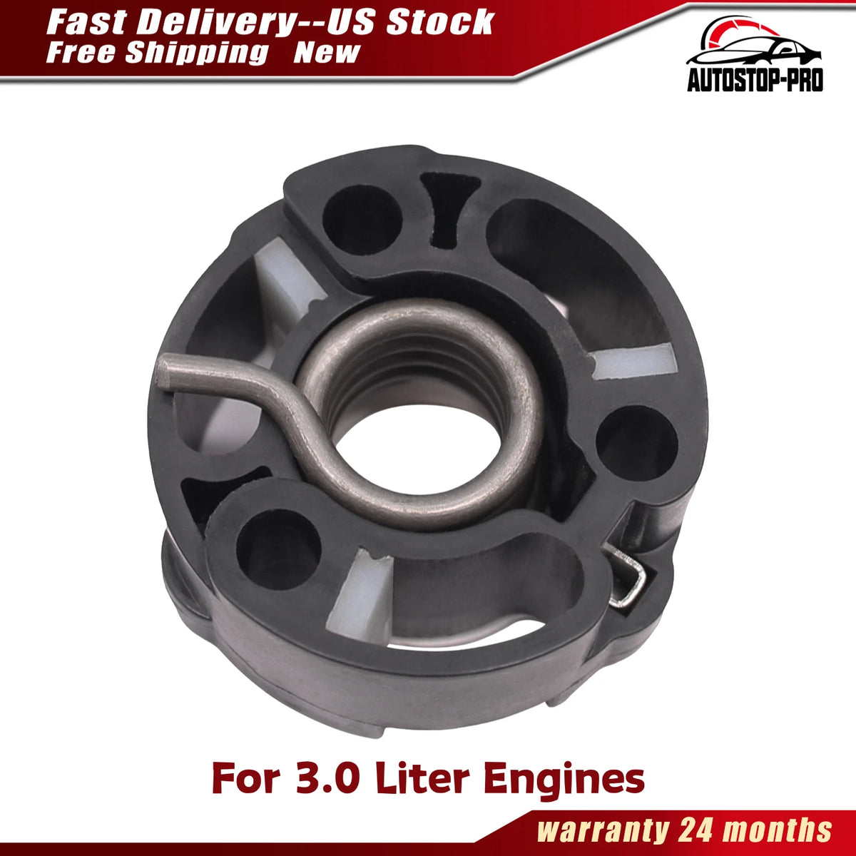 Supercharger Isolator Coupler Bottom Cover for Jaguar 3.0L (2010–2015) LR058080, LR160735, LR059341, LR160736