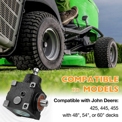 Mower Gear Case Gearbox for John Deere 425 445 455 (1992–2001) AM143310