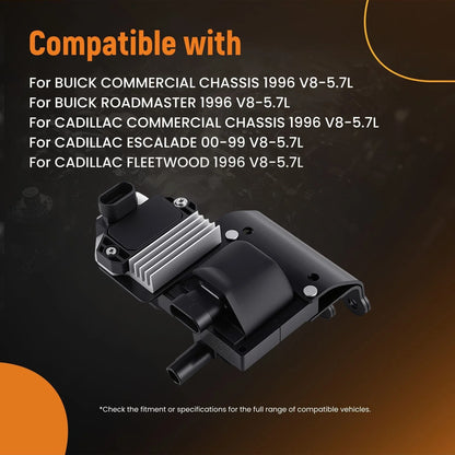 Ignition Coil 5C1062 for GMC Yukon V8 5.7L, Oldsmobile Bravada V6 4.3L (1996–2001)