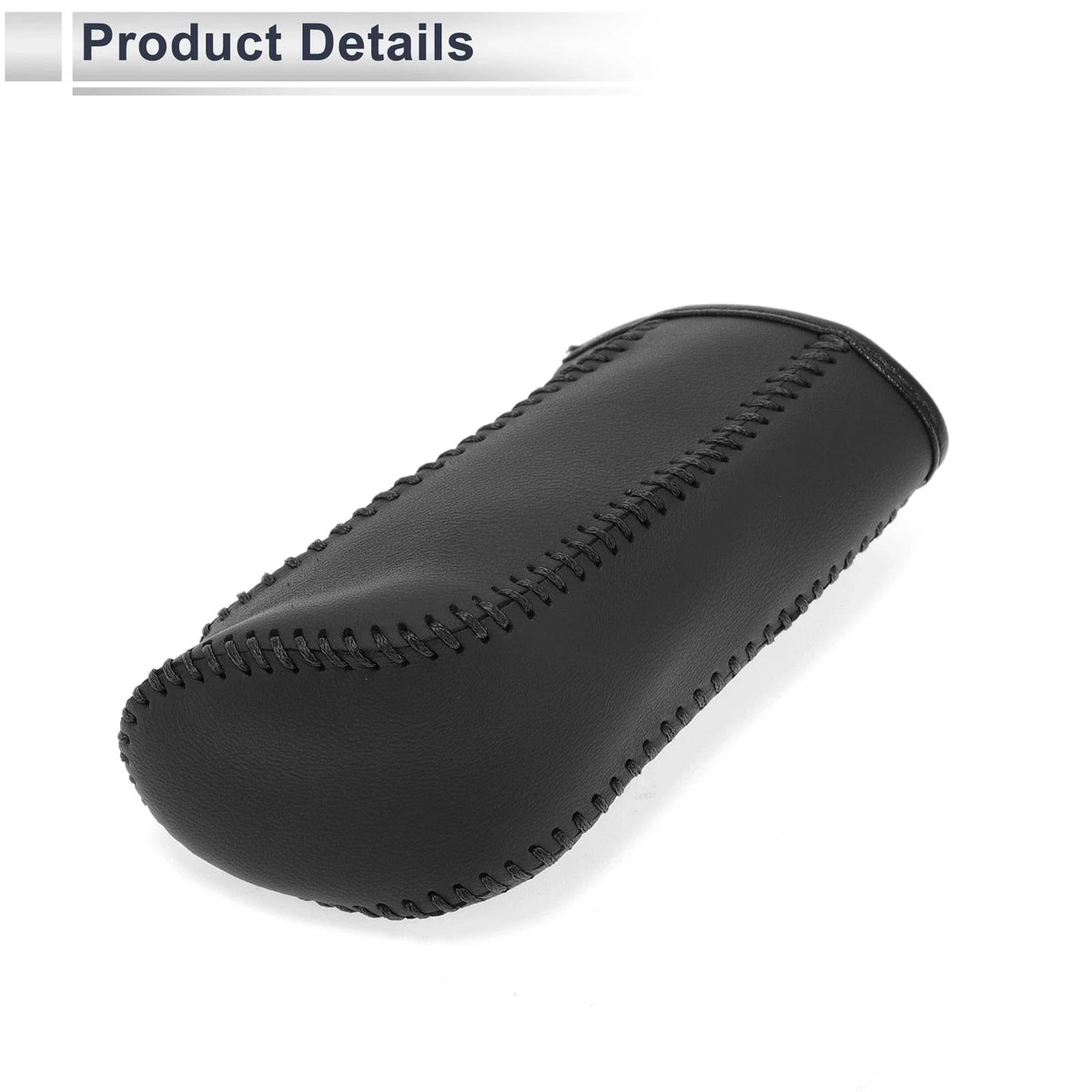 1 Pc Gear Shift Knob Cover for Nissan Tiida (2004–2012) Black Faux Leather