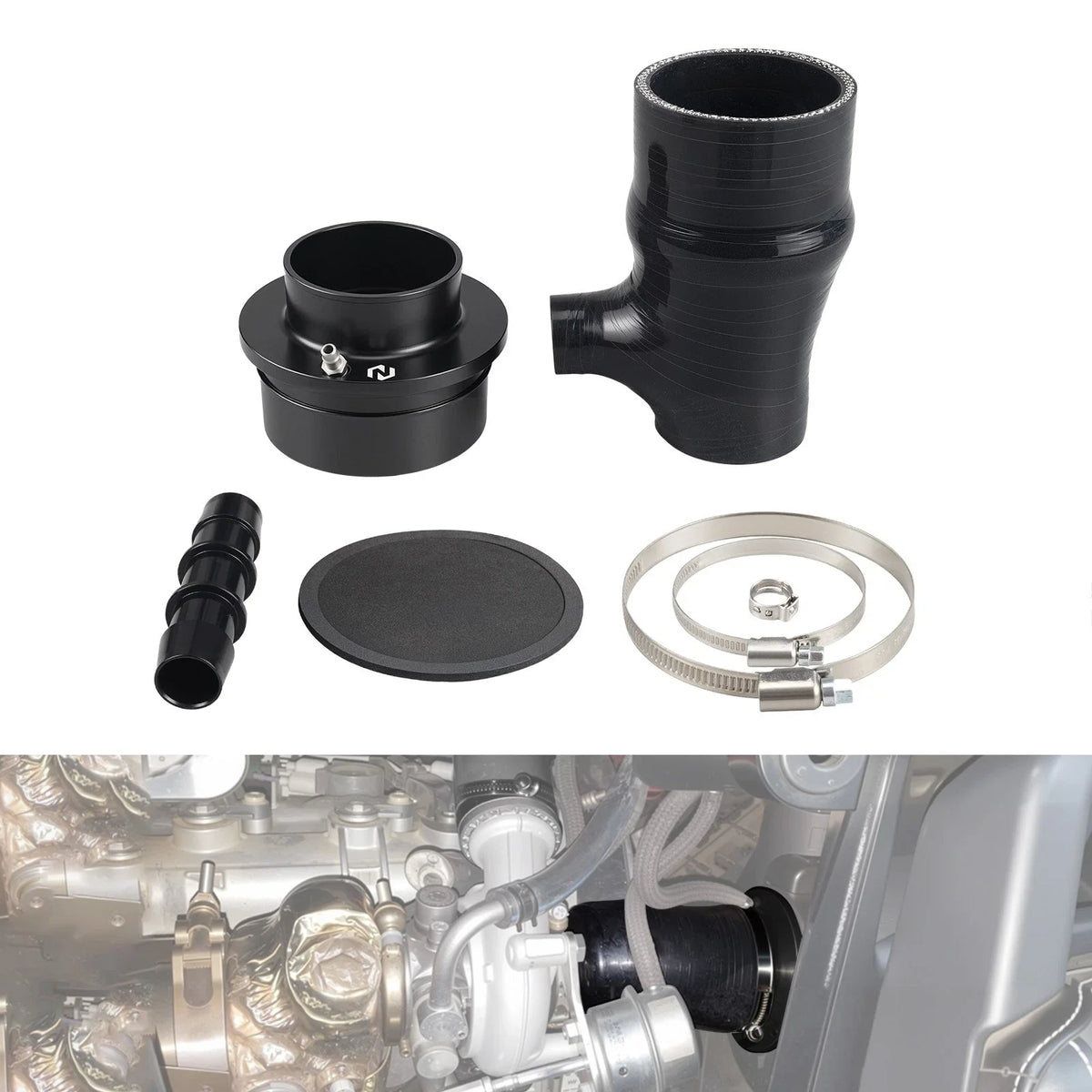 Silicone Air Intake Hose Kit for Can-Am Maverick X3 R Turbo DPS (2017–2019)