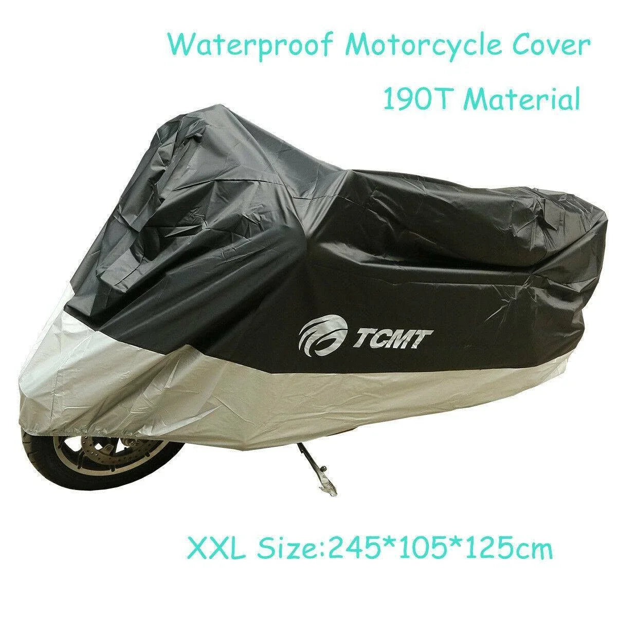 Motorcycle Cover for Harley (M, L, XL, XXL, XXXL) Waterproof Rain Dust Protector