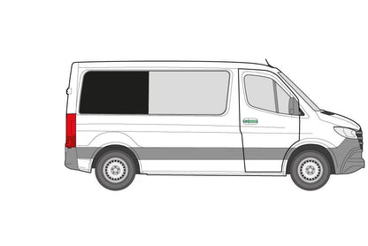 Curtains for VW Crafter SWB (2006–2017) Right Rear Side Window