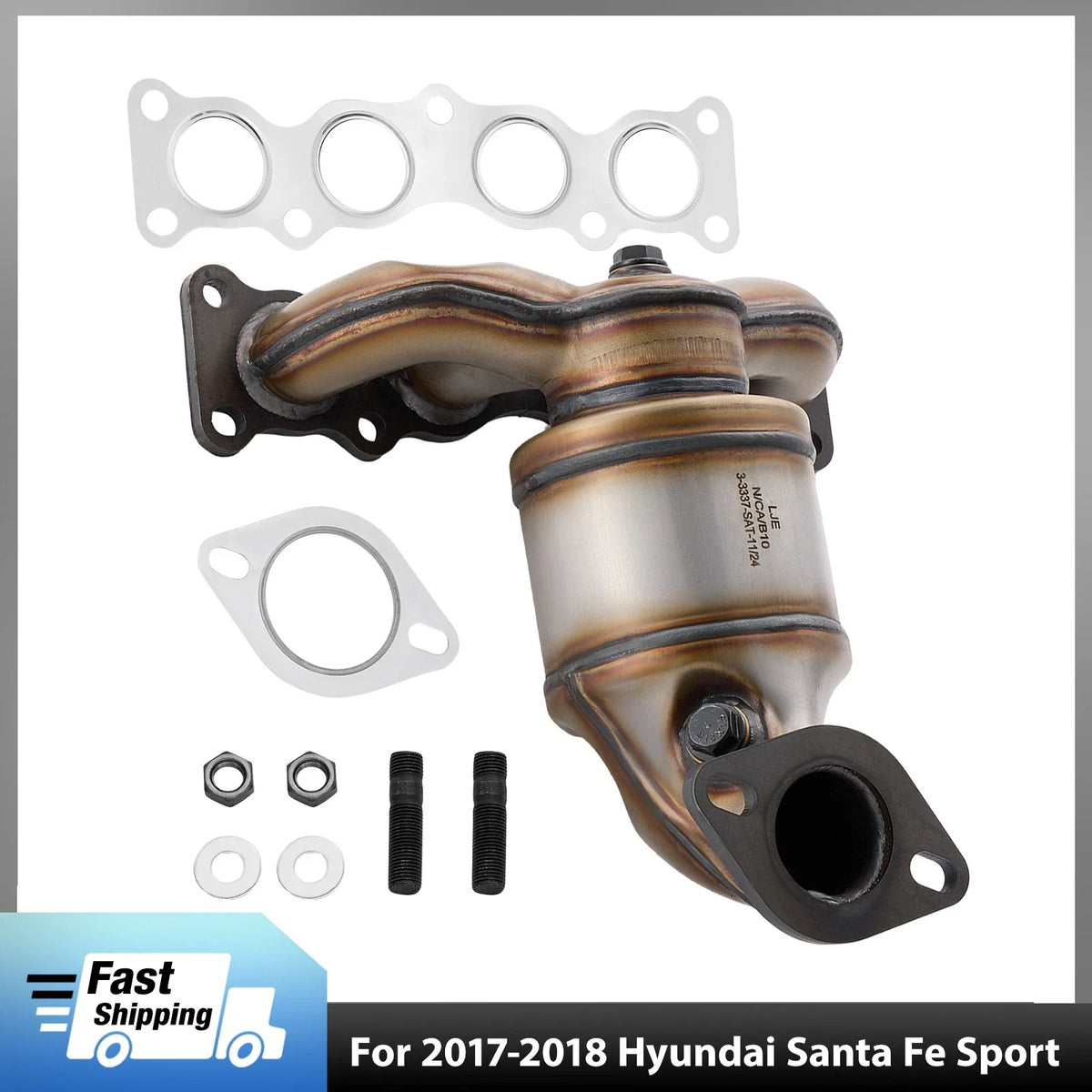 Catalytic Converter for Hyundai Santa Fe Sport 2017–2018 (2.4L)