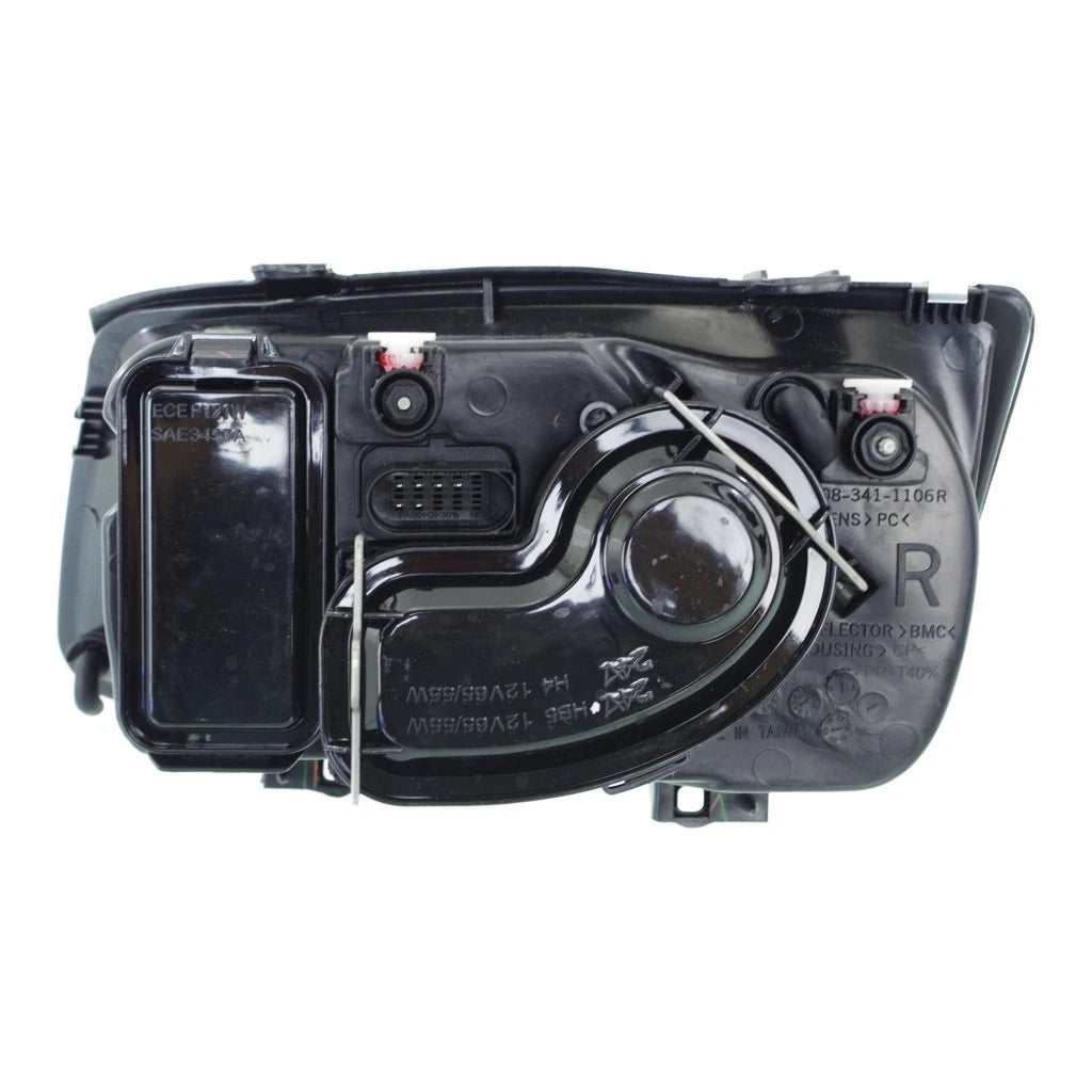 Passenger Side Headlight for Volkswagen Jetta (1999) - Halogen, Chrome Bezel, MLX-REGVW088-A101R-CL360A50, VW2503115