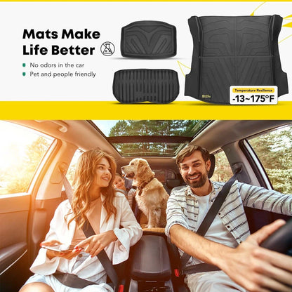 Set of 3 Cargo Mats for Tesla Sedan (2021–2023) 18090764