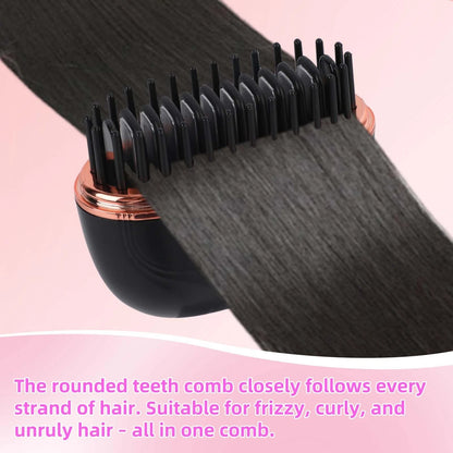 Rechargeable Wireless Mini Hair Straightener (3.35x3.15 Inch)