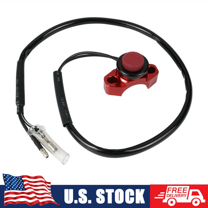 CNC Aluminum Engine Kill Switch Button for Honda XR650R XL80S NX250 CR125R XL125