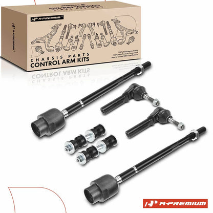 Set of 6 Front Sway Bar Link Tie Rod Ends for Chevy Impala (2000–2013) - 26056811, 26086580, 89047697, ES3459, K5342, EV195