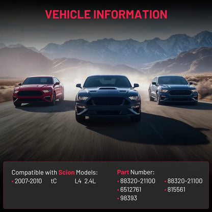 A/C Compressor and Clutch for Scion tC (2007–2010) 10S15C 88320-21100