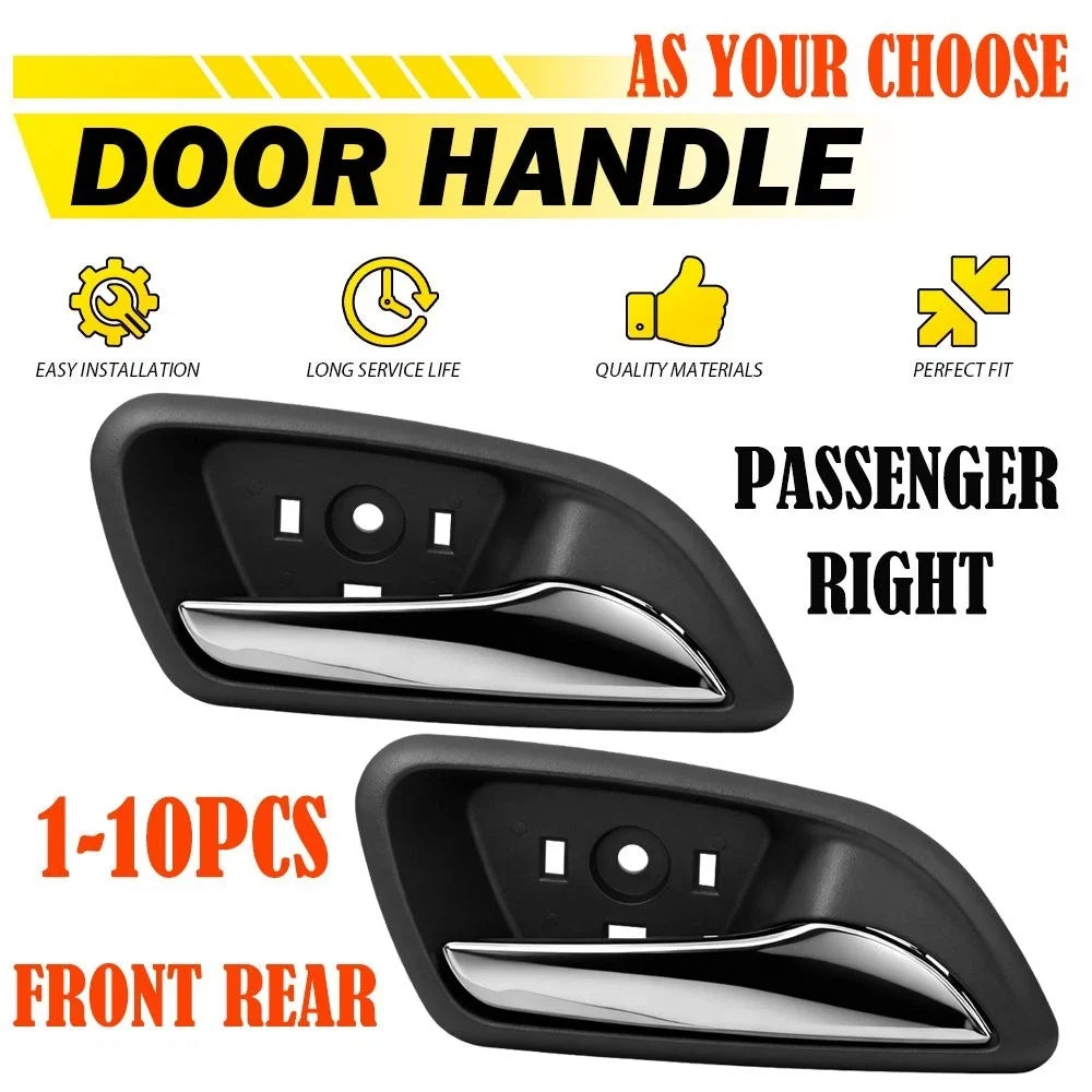 1X Black Interior Inner Door Handle Front Right for Chevy Cruze (2011–2015)