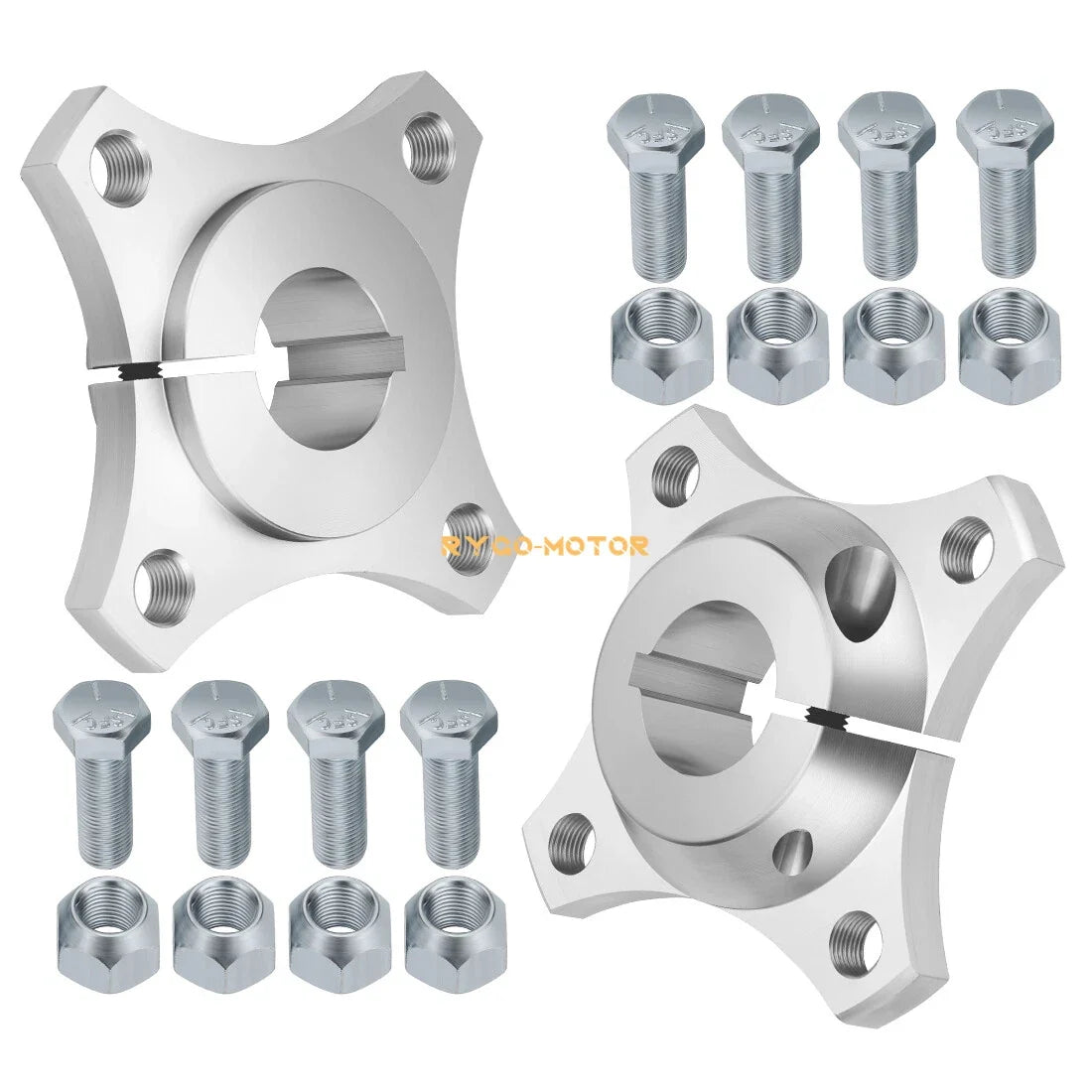 Set of 2 Rear Aluminum Wheel Hubs for Go Kart (Off Road, Wagon, Buggy)