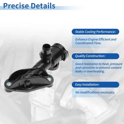 Engine Coolant Thermostat Housing Assembly No. 17217638681 for BMW 535i (2013–2016)