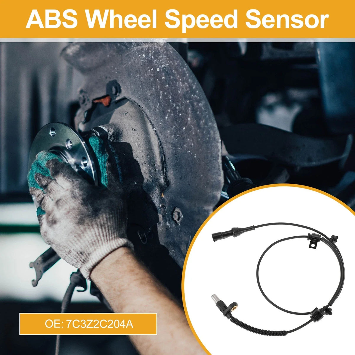 ABS Wheel Speed Sensor No. 7C3Z2C204A for Ford F-250 Super Duty (2005–2016)