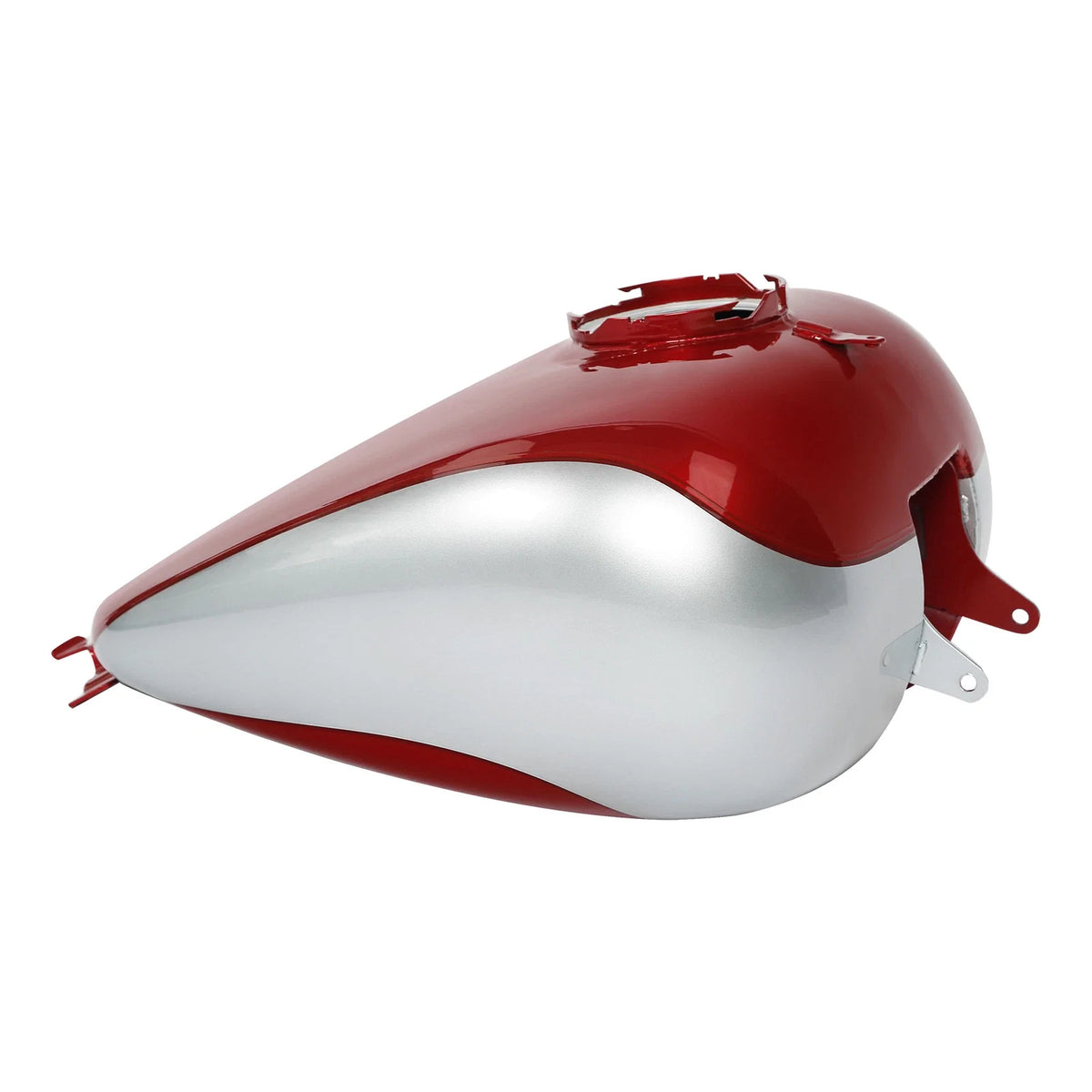 Fuel Gas Tank for Harley Road Glide (2008–2023) 18 Wicked Red/Barracuda Silver