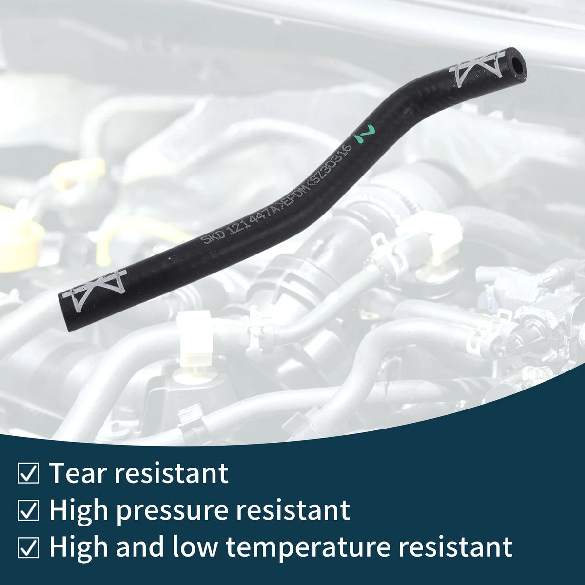 Radiator Hose for Volkswagen Bora (2011–2015) No. 180121447A Rubber
