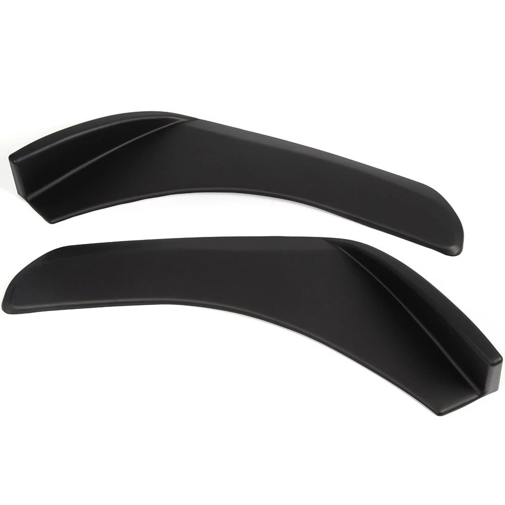 2X Front Rear Bumper Lip Splitters for Universal Vehicles J-02ESW0004ABK