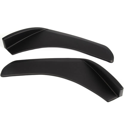 2X Front Rear Bumper Lip Splitters for Universal Vehicles J-02ESW0004ABK