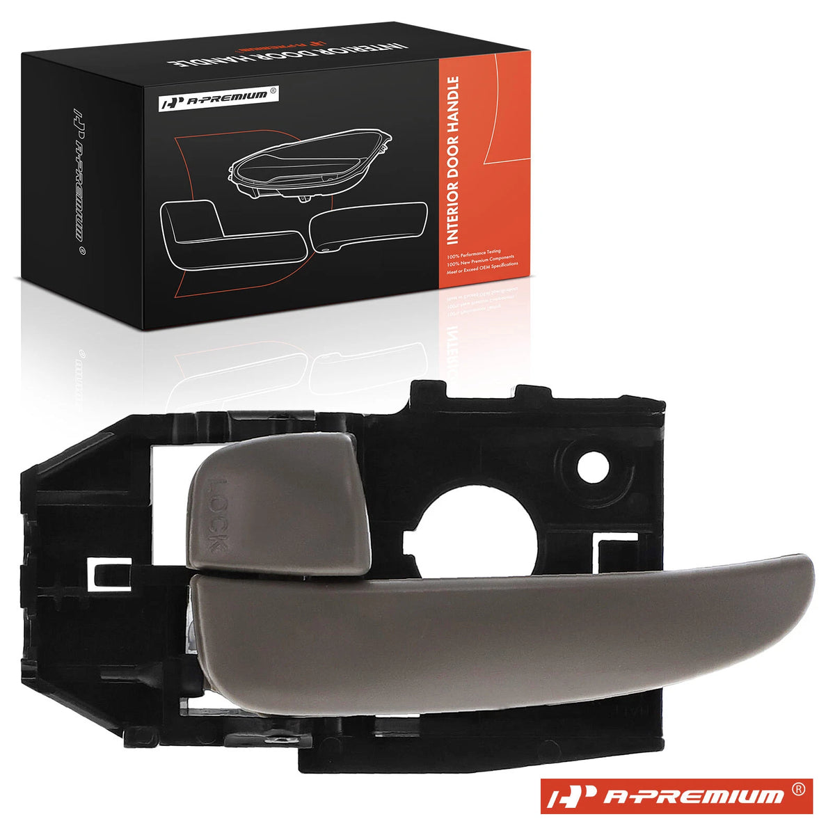 Front Left Beige Interior Door Handle for Hyundai Elantra (2001–2006) 82610-2D000-ZE